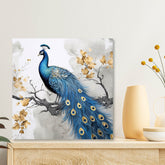Peacock Canvas Painting for Home, Bedroom & Living Room Clearance Sale